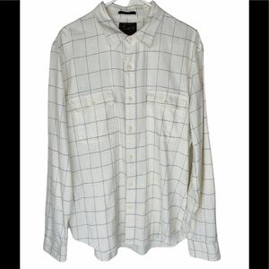 Lucky Brand Men’s Large Long Sleeve Shirt White